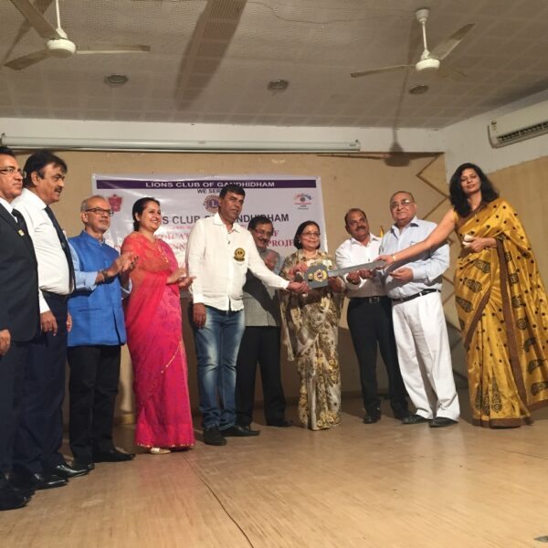 MMV donated to Lions Club of Gandhidham