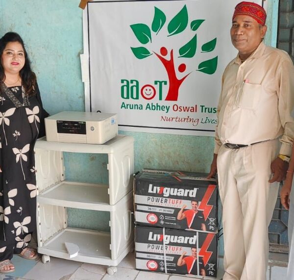 Donation to the underprivileged children in Anmol NGO, Chhatarpur