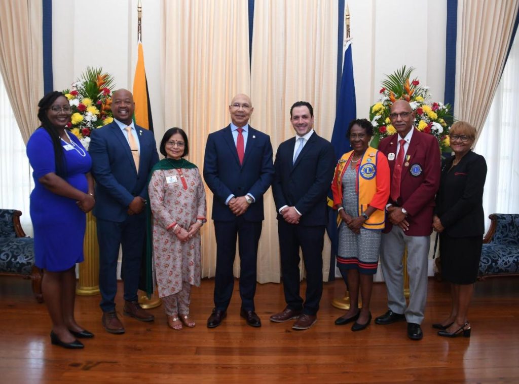 Meeting with Governor General of Jamaica