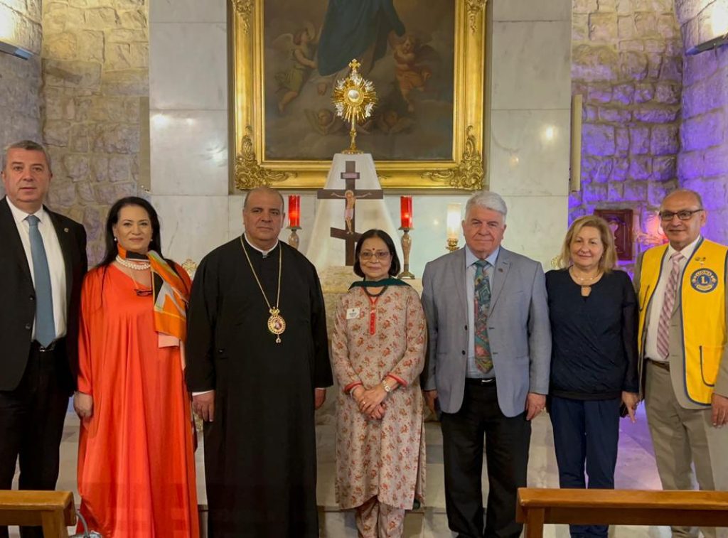 Visit for District convention in Lebanon
